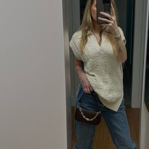 Ninety Percent Basketweave Sleeveles Top